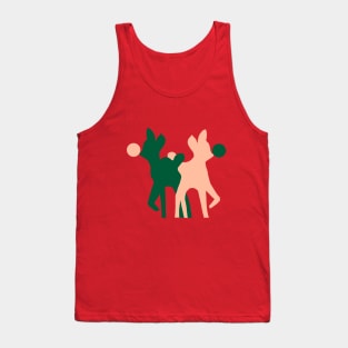 Merry Christmas deers. Tank Top